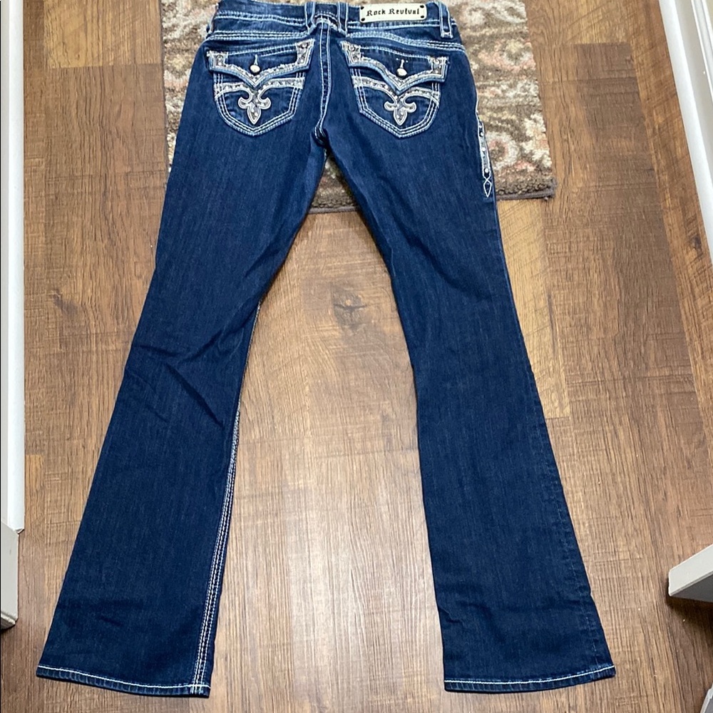 Rock Revival Blue Bootcut Jeans